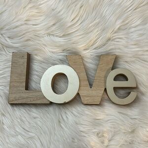 Love Woden Decor Sign